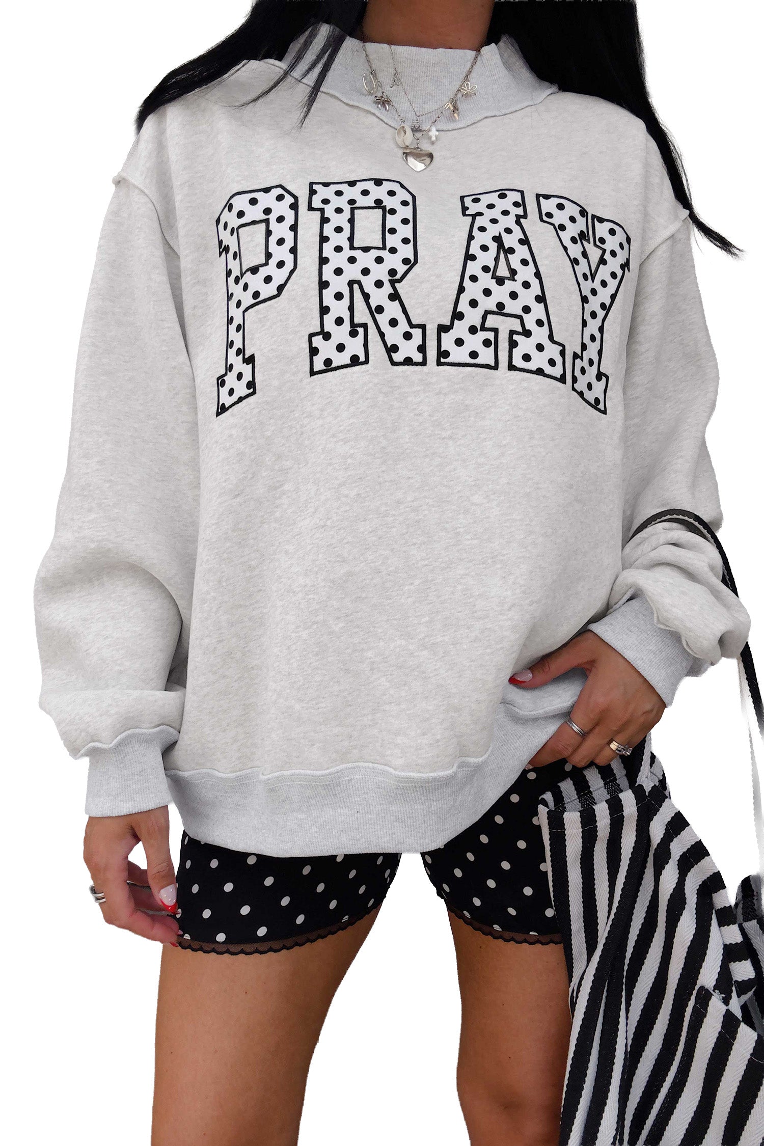 Pray Dot Mockneck