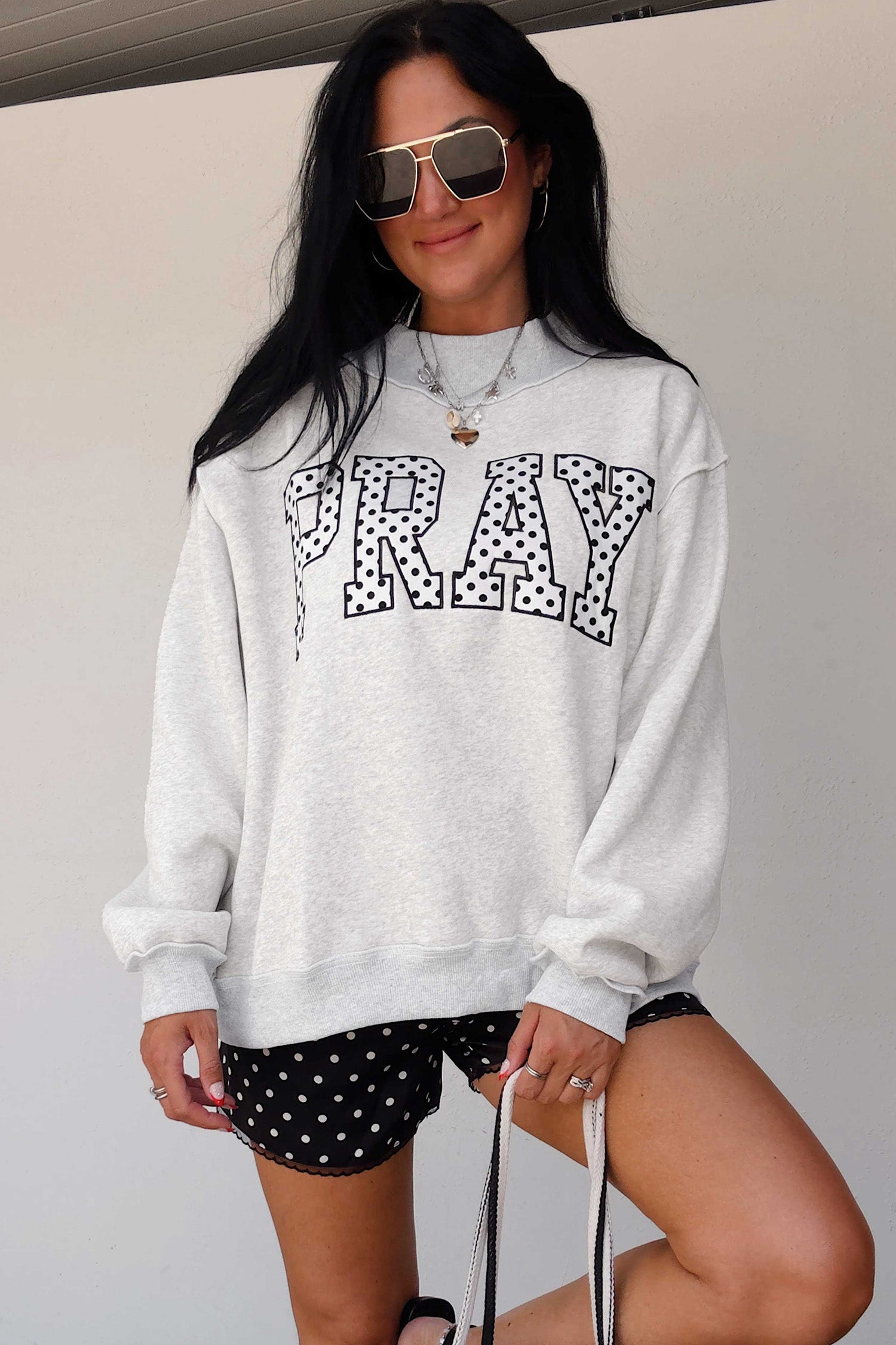 Pray Dot Mockneck