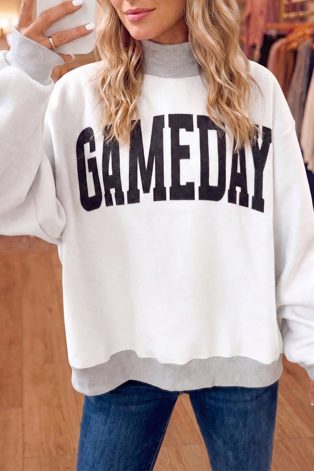 Gameday Reversible Mockneck